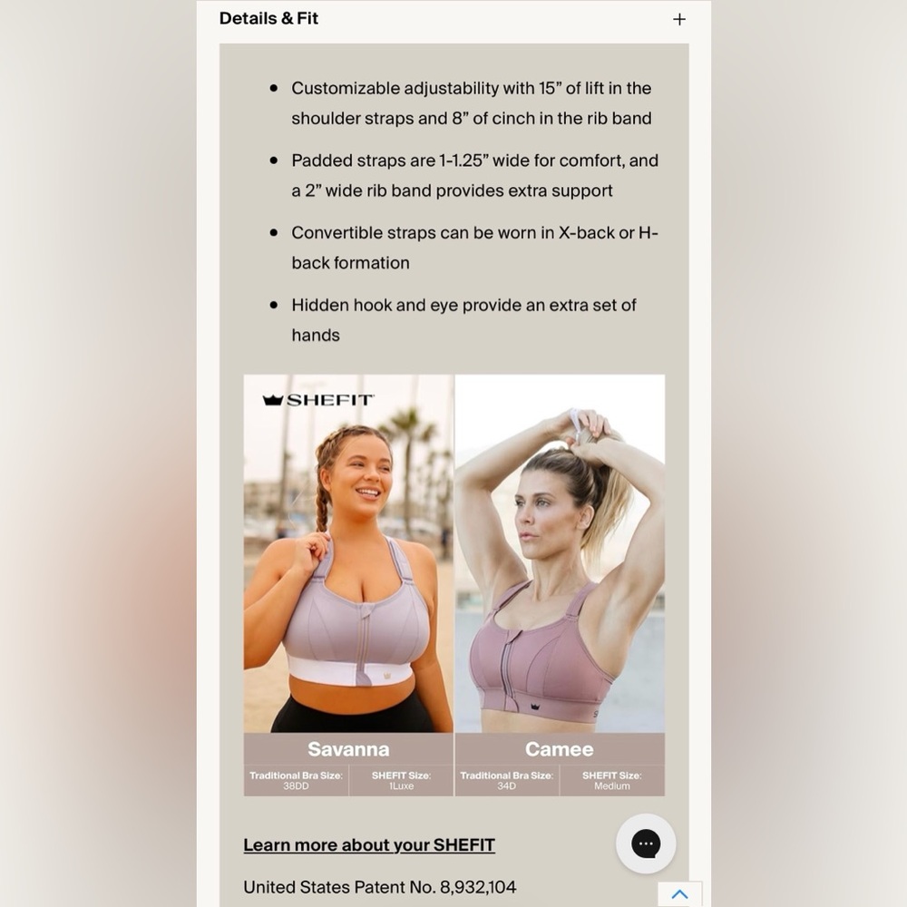 SHEFIT “Ultimate” High Impact Sports Bra - Picture 7 of 14